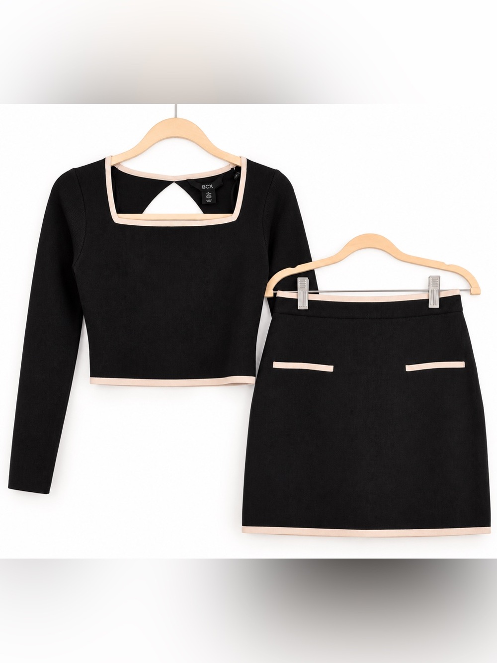 NWT Sincerely Jules Black & White Matching Top + Skirt Set – Size S